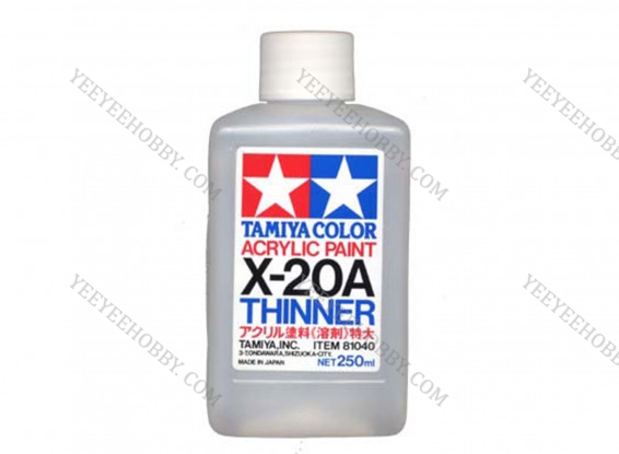 Dung dịch pha sơn TAMIYA - Acrylic Thinner X-20A