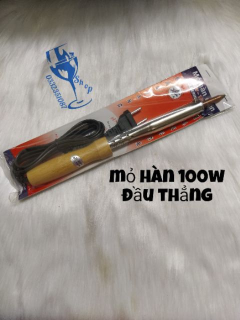 Mỏ hàn cán gỗ Ba Quang cao cấp 100w