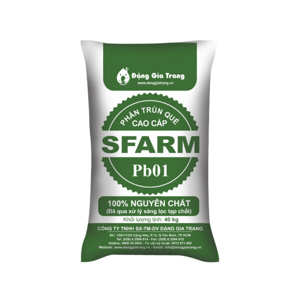 Phân trùn quế sfarm pb01 – đã xử lý