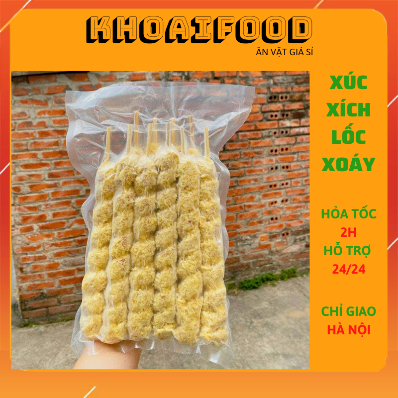 Xúc xích lốc xoáy tẩm bột siêu hấp dẫn