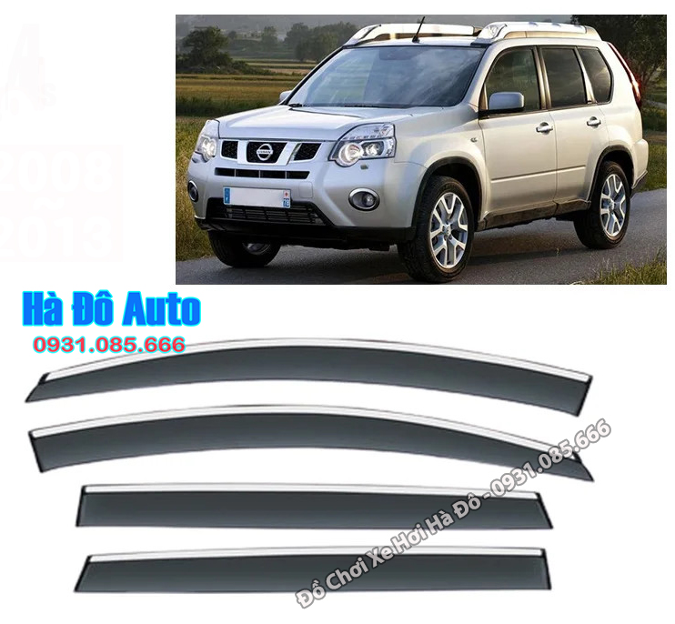 Vè Mưa Xtrail 2007 2008 2009 2010 2011 2012 2013 - Bộ Vè Che Mưa Nissan Xtrail 2007/2013