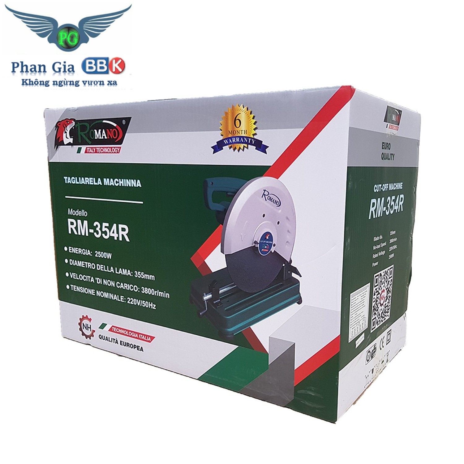 MÁY CẮT SẮT ROMANO RM-354R