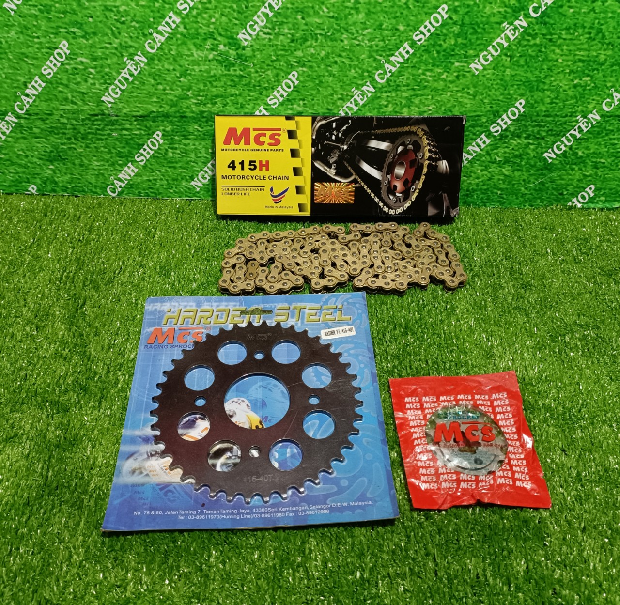 sên nhông dĩa raider satria 14-40-42 MCS 7li