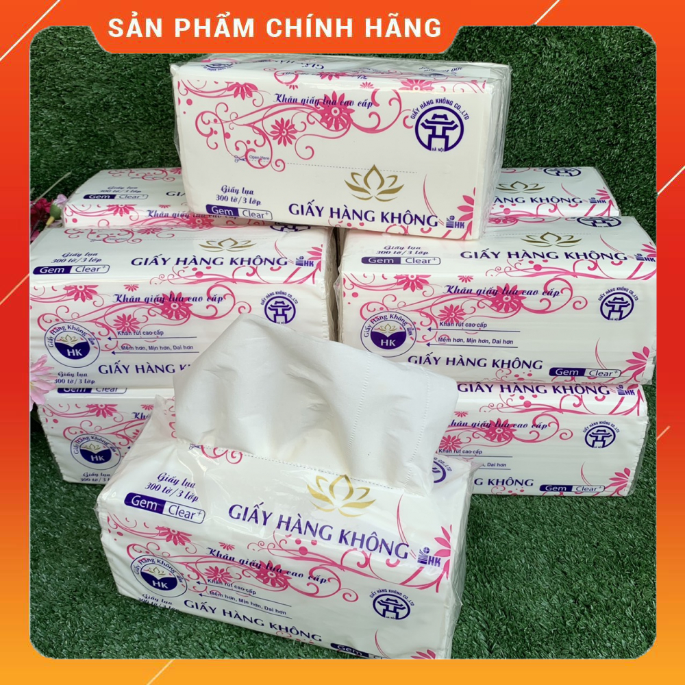 Combo 10 bịch giấy rút lụa 3 lớp 300 tờ
