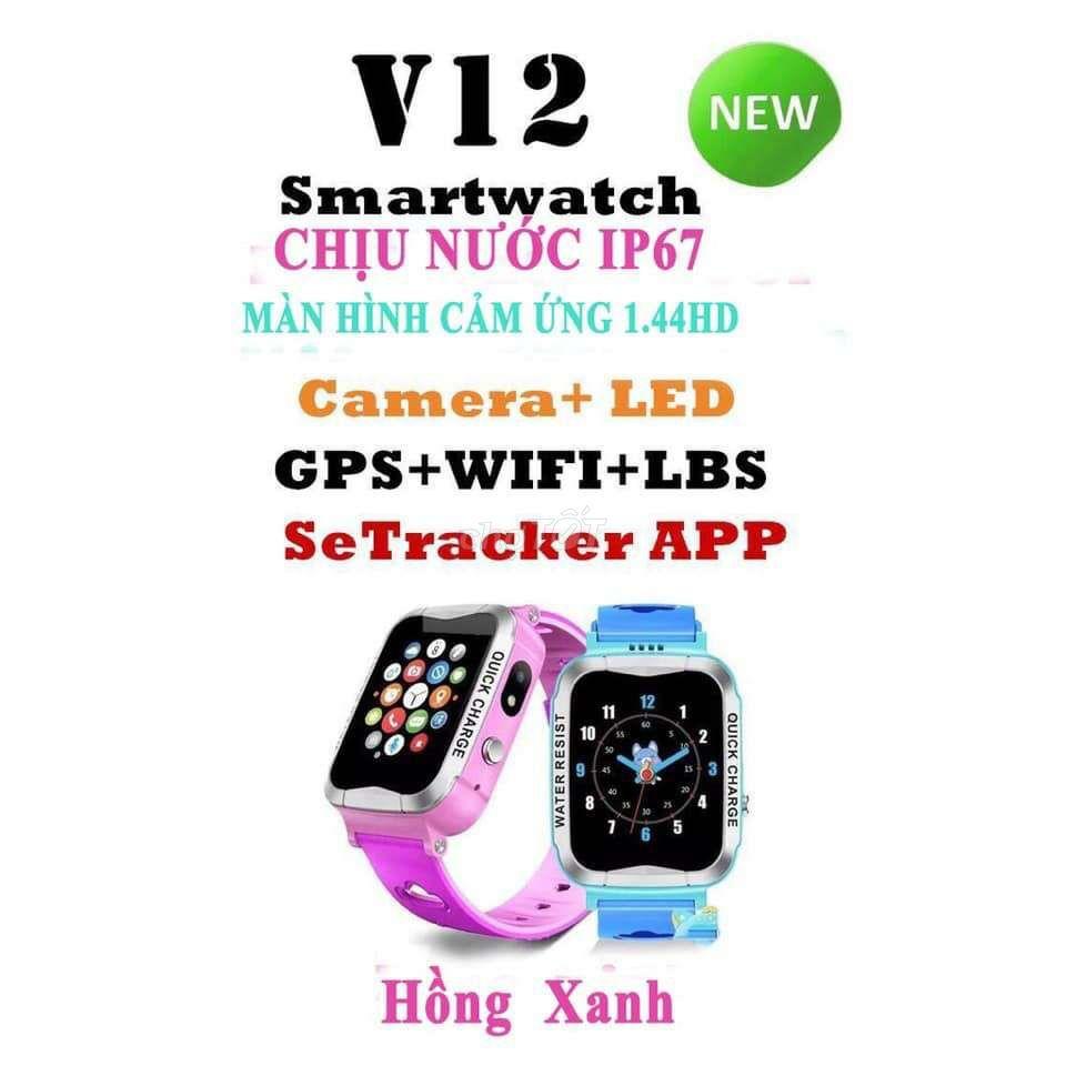 [HCM]Đồng hồ định vị trẻ em chống nước V12