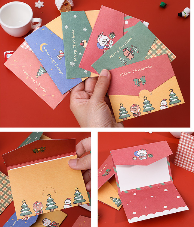 Thiệp giáng sinh, noel mini dễ thương THIEPGIANGSINH03