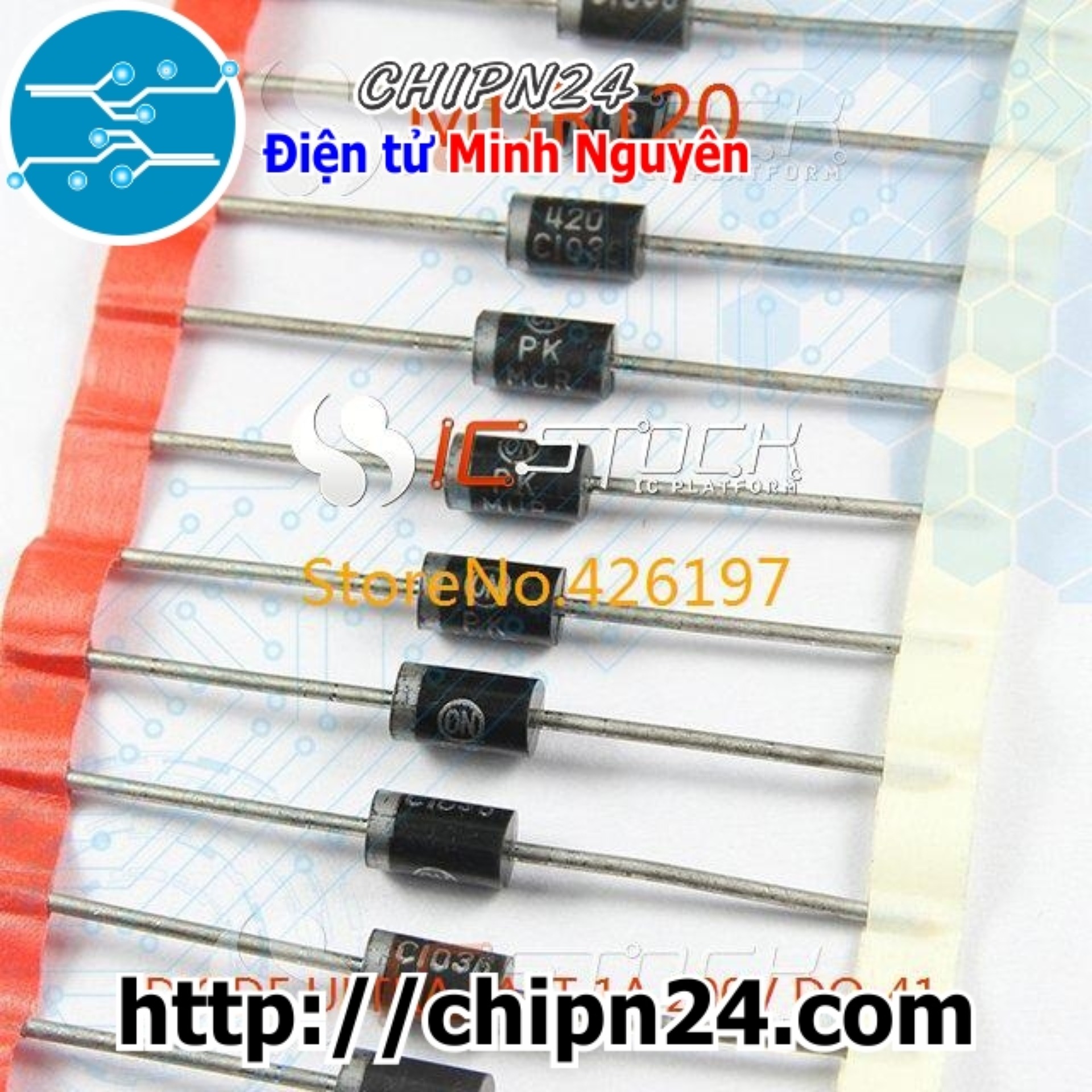 Diode mur120 do-41 1a 200v
