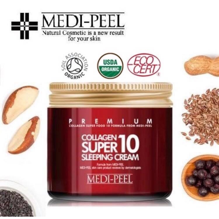 Kem Ngủ Collagen Medi Peel Collagen Super 10 Sleeping Cream 70ml