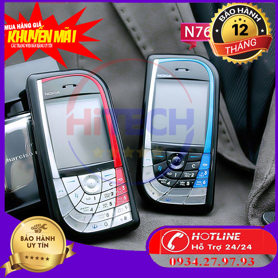 [HCM][ ĐIỆN THOẠI CỔ] Điện thoại Nokia 7610 chiếc lá lớn  bảo hành 12 tháng