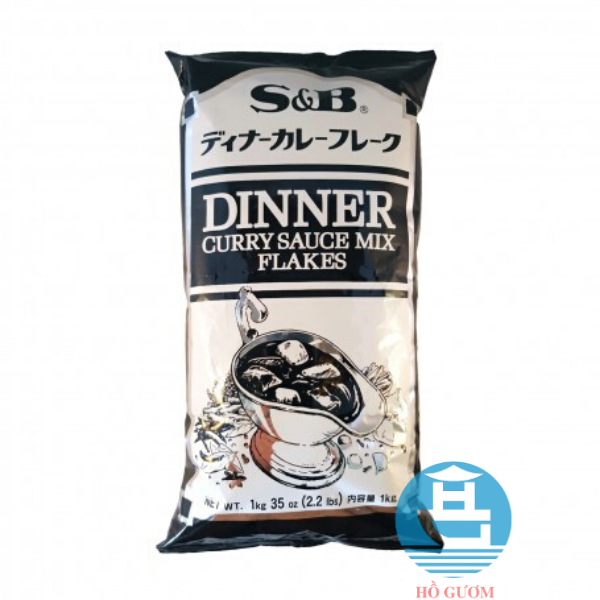 Xốt cà ri Dinner Curry Sauce Mix Flakes S&B 1kg