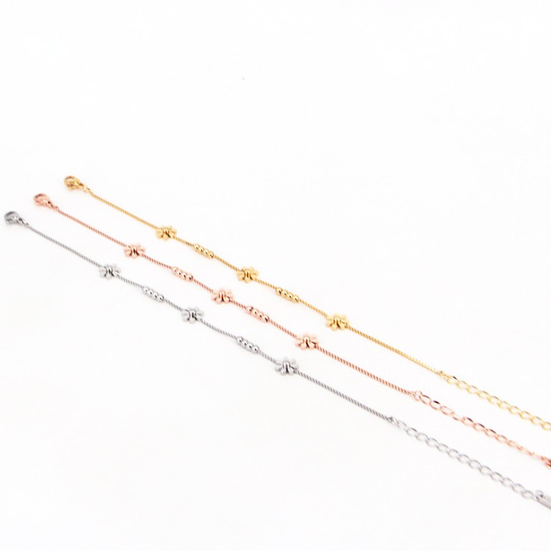 Lắc Chân Hoa Cúc Titan Ko Đen TT 2557