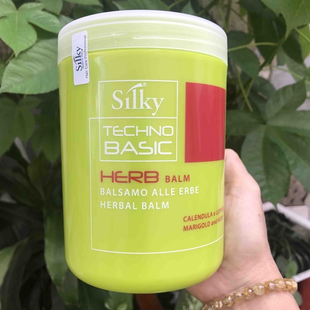 [HCM]Hấp dầu ủ tóc thảo dược chăm sóc tóc hàng ngày Silky Herb Balm 1000ml