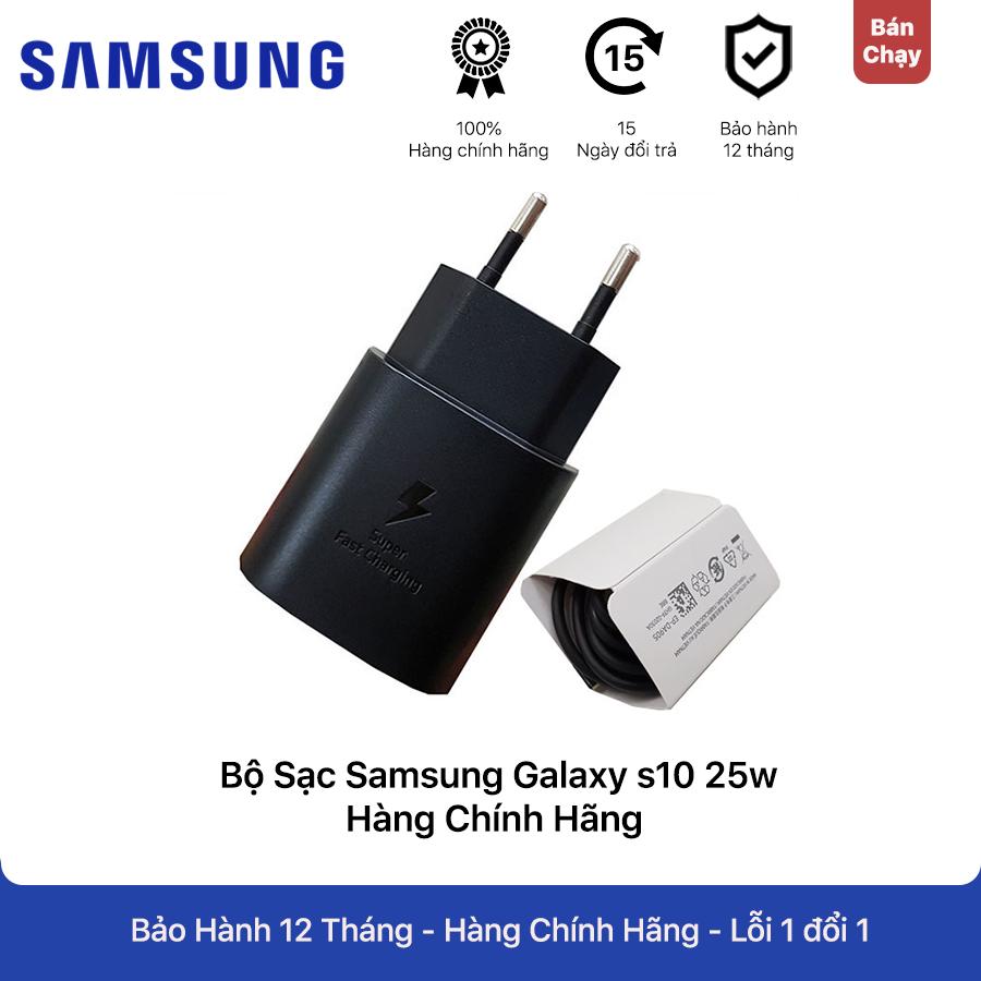 Bộ sạc nhanh Samsung 25W (Model theo máy Note 10)  Note 10 / Note 10 Plus / Note 20 / Note 20 Ultra / Ultra 5G,
