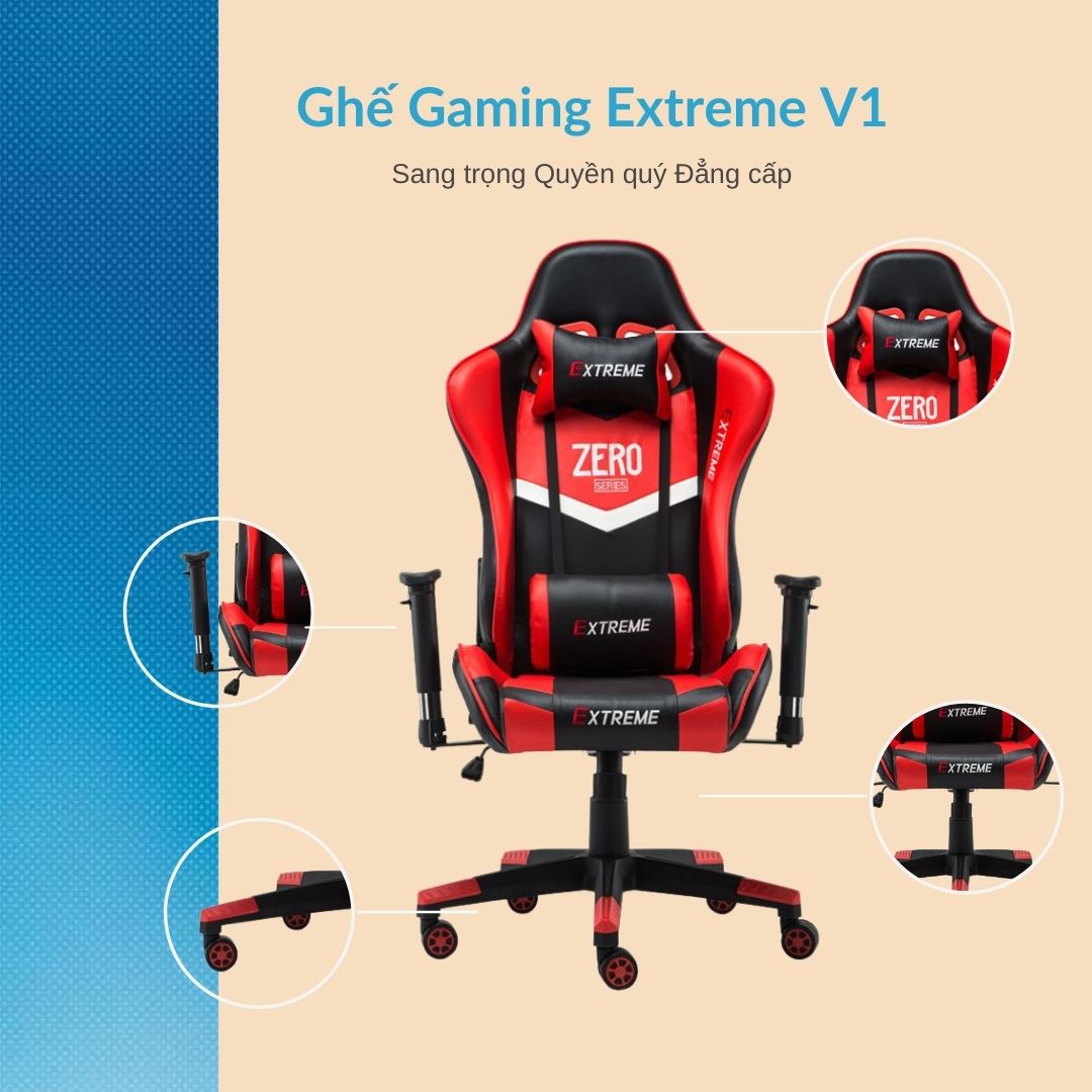 Ghế Gaming Extreme Zero V1 Cao Cấp