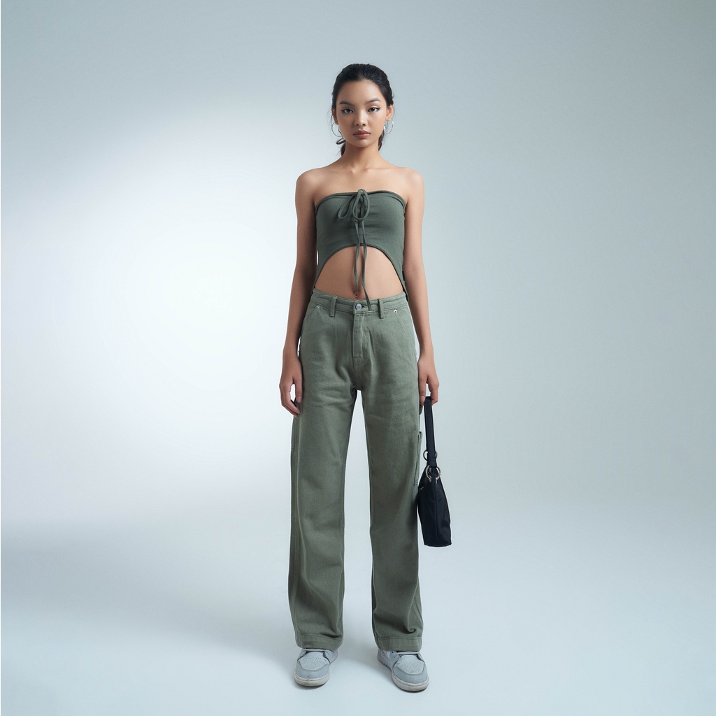 Áo Croptop PRADIES Halterneck