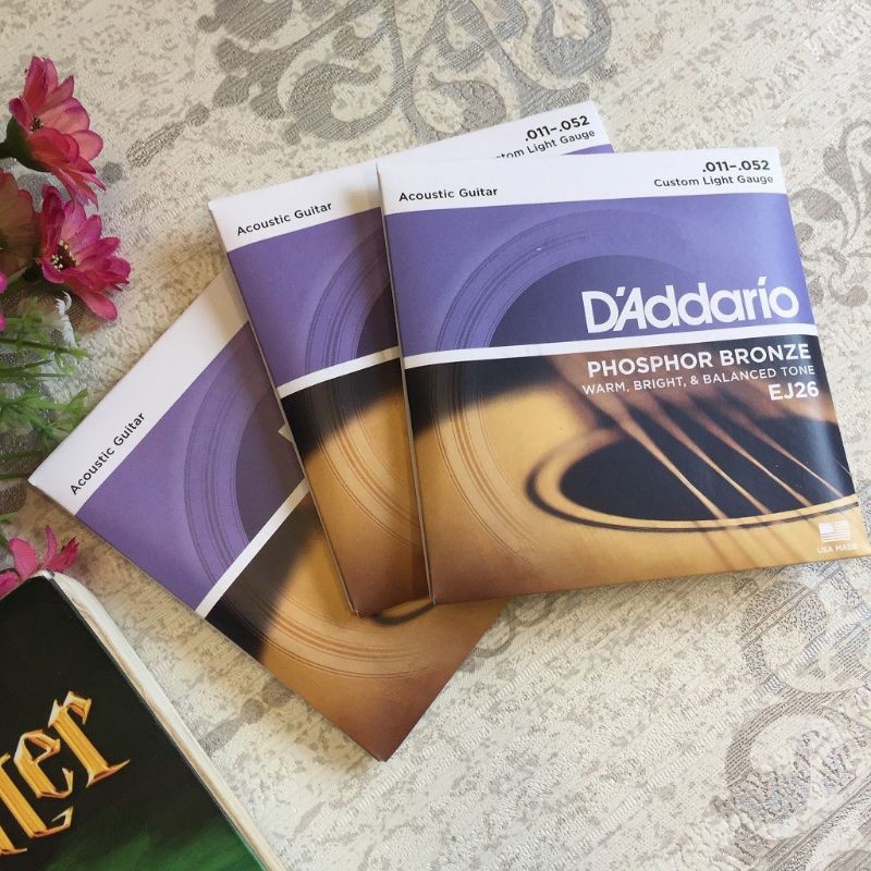 Dây đàn guitar acoustic Daddario EJ26 size 11 TYTY99000
