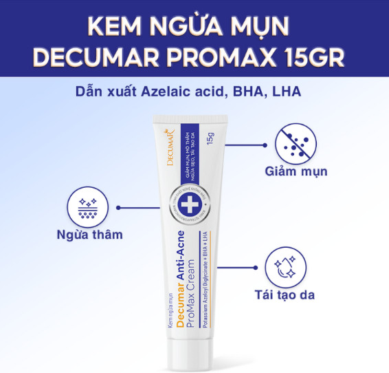 Kem Ngừa Mụn Decumar Anti-Acne Promax Cream