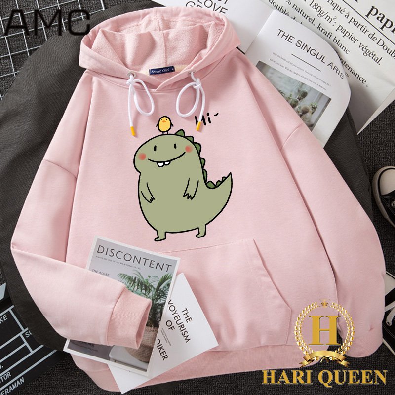 Áo hoodie khủng long Hi đội gà HARI1020