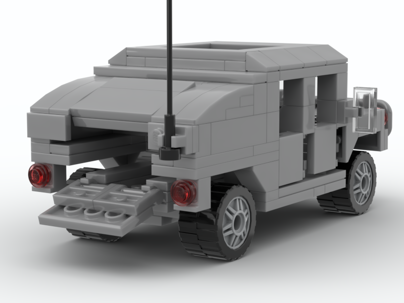 Le Go Đồ Chơi Lắp Ráp Moc Xe Cảnh Sát Humvee