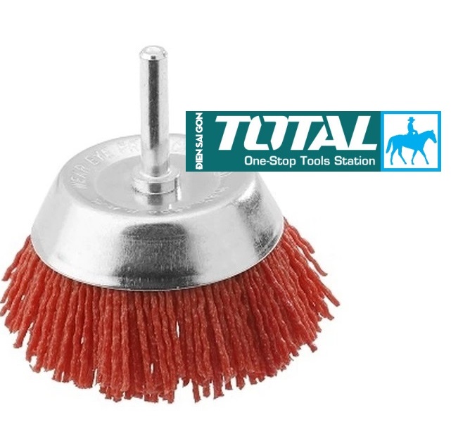 Chén Cước Chổi Cước Có Cán 50mm Wire Cup Brush TOTAL TAC33021 Điện Sài Gòn