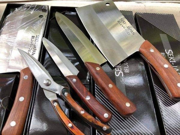 Bộ dao kéo Seki Nhật - set dao kéo Nhật 4 món