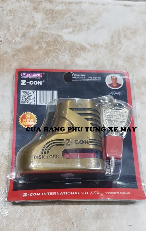 Khóa đĩa xe máy Z-CON