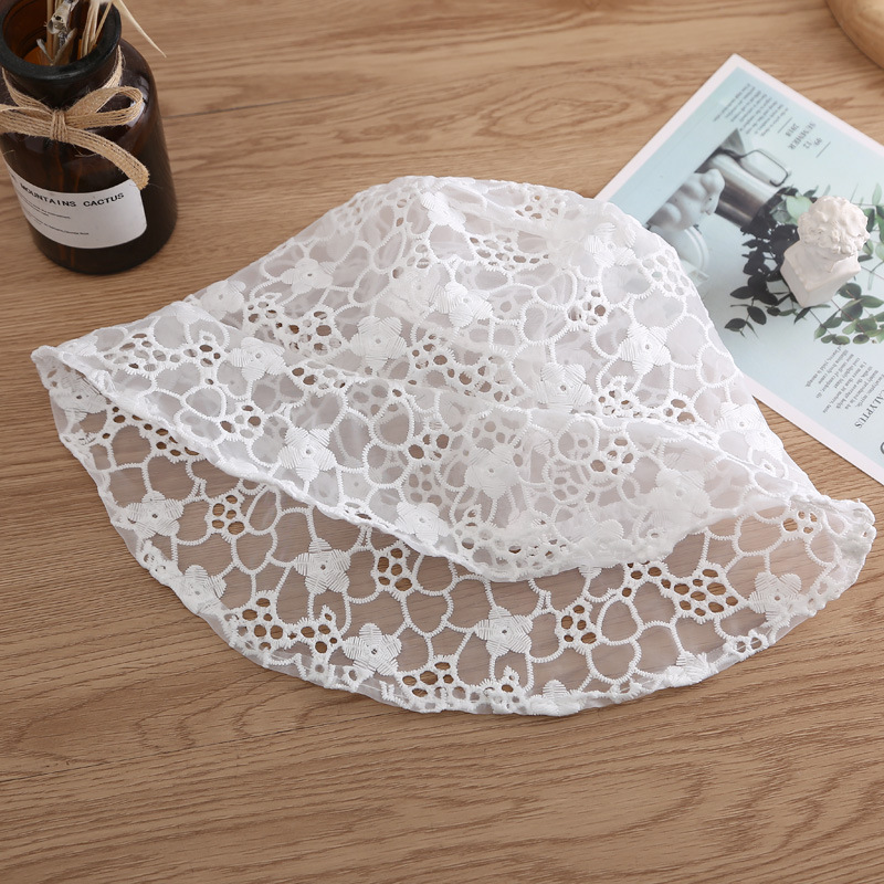 Transparent lace flower sun hat L1683 - LoanTay