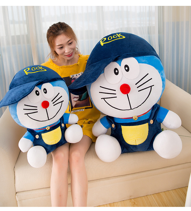 [SIÊU MỊN 100%] GẤU BÔNG DOREMON ĐÔRÊMON Nhồi Bông Đội Mũ  Siêu Dễ Thương [GIÁ CỰC SỐC]