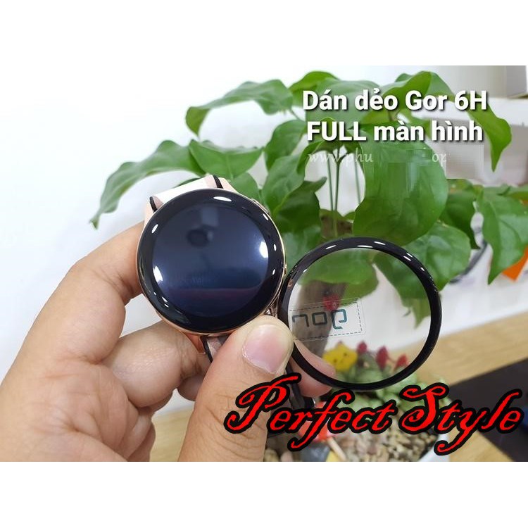 Bộ 2 miếng dán FULL MÀN GOR Samsung Galaxy Watch Active 1-2 40mm 44mm
