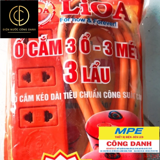 Ổ cắm điện lioa công suất lớn 3300w
