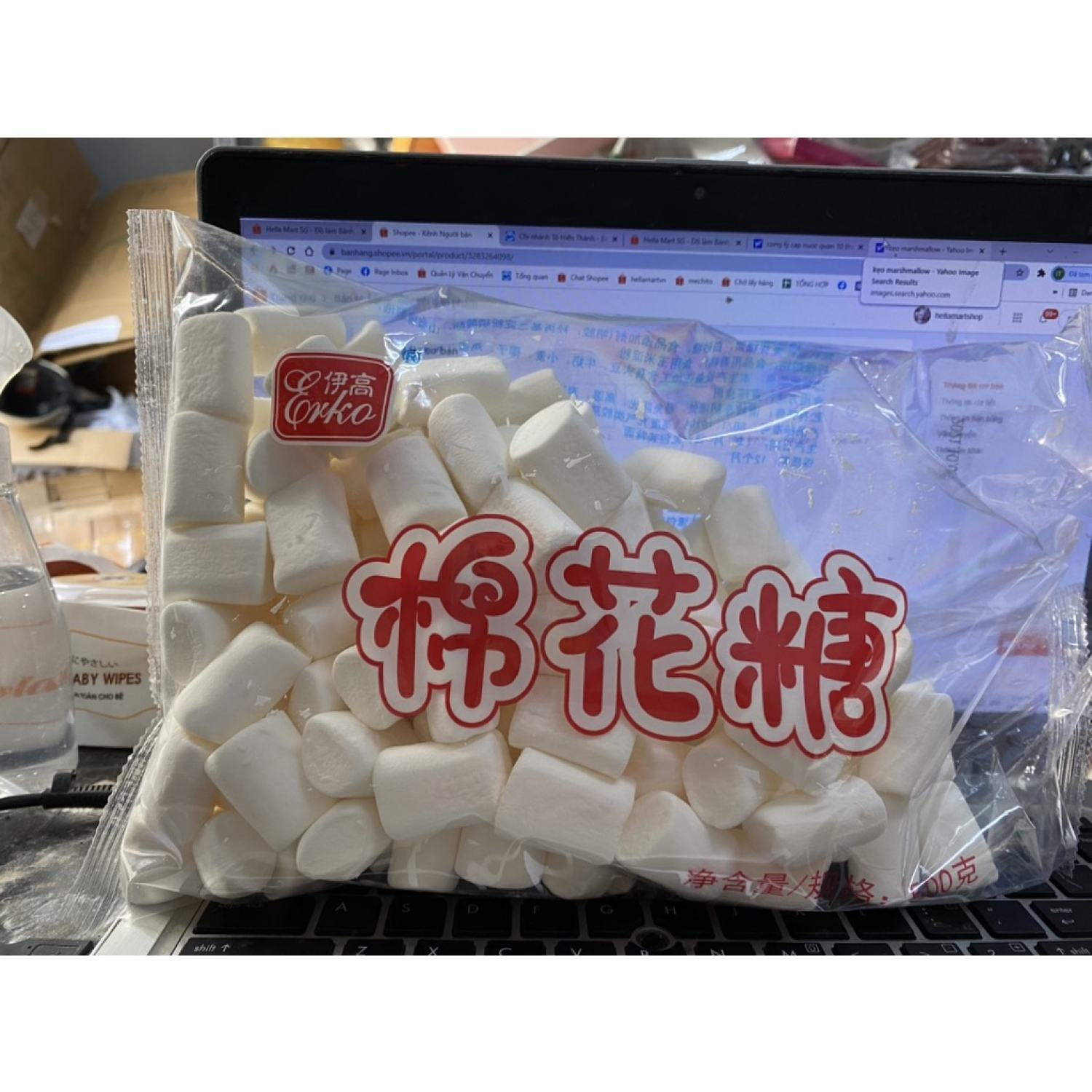 [Nhập RS0822 giảm 30k cho đơn 99k]kẹo marsh mallow trắng 1kg