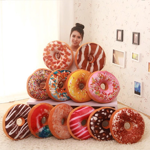 [HCM]Vỏ Gối Hình Bánh Donut