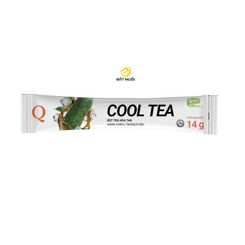 Trần quang - bột trà hòa tan cool tea hương bí đao mẫu thử 2 gói - bat muoi