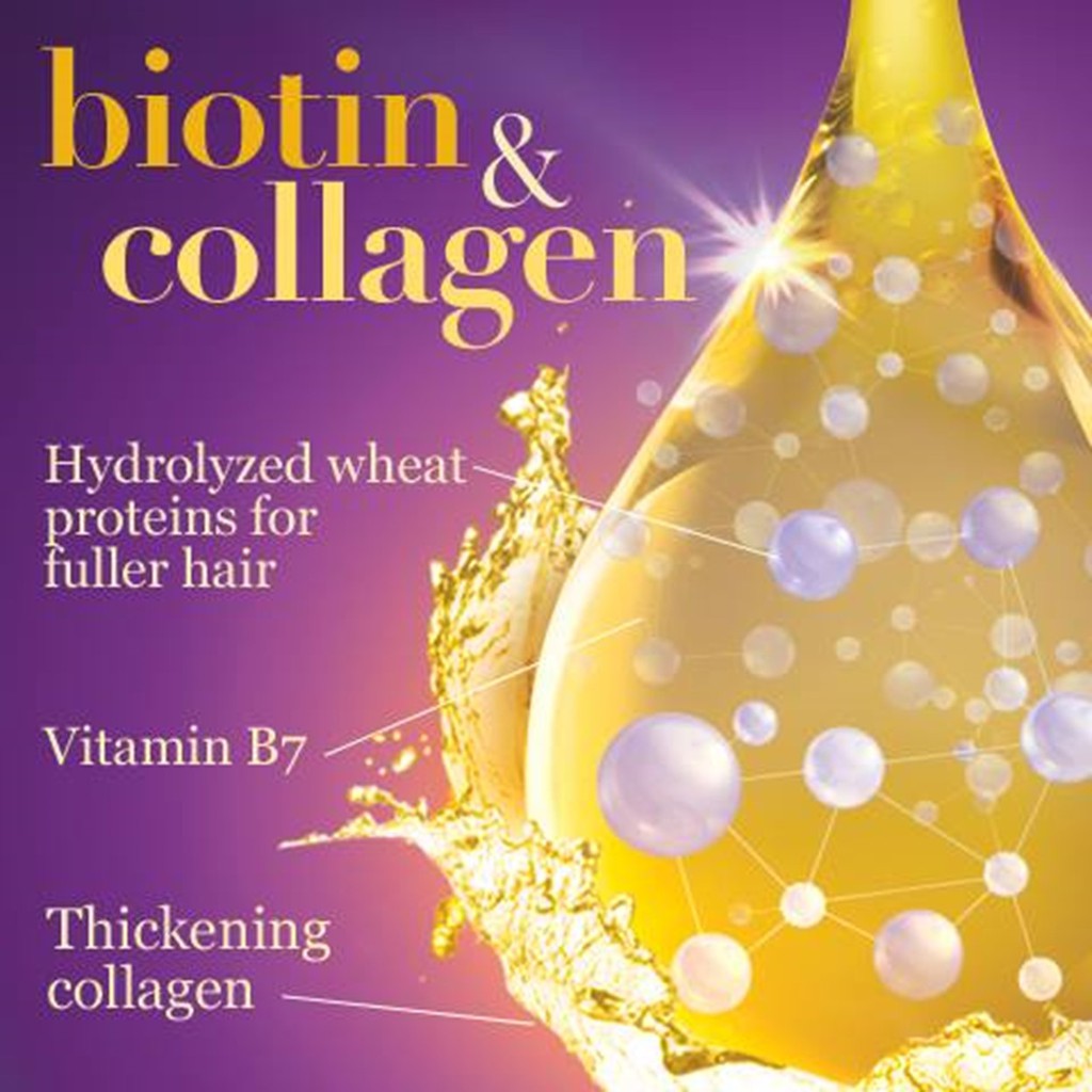 Dầu Xả Dưỡng Dày Tóc OGX Thick & Full + Biotin & Collagen Conditioner 385ml