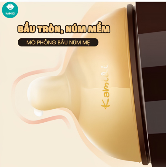 Bình sữa Kamidi Silicon cao cấp