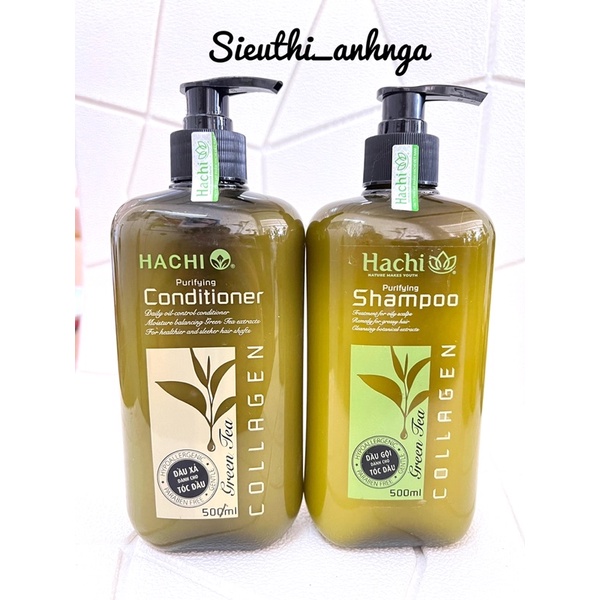 CẶP DẦU GỘI-XẢ HACHI 500ml