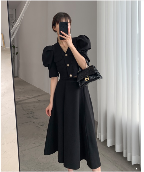 Chân váy Dáng Xòe Dài Cho Nữ