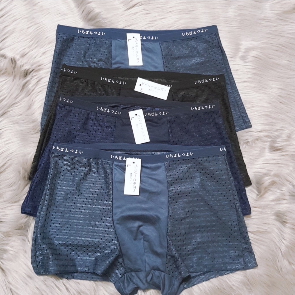 Combo 4 quần lót nam Muji boxer