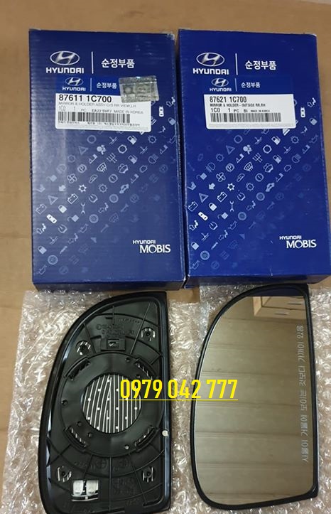 Mặt gương chiếu hậu Hyundai Getz