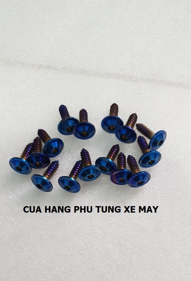 Bộ 15 ốc PROTI TITAN gắn dàn áo xe SIRIUS