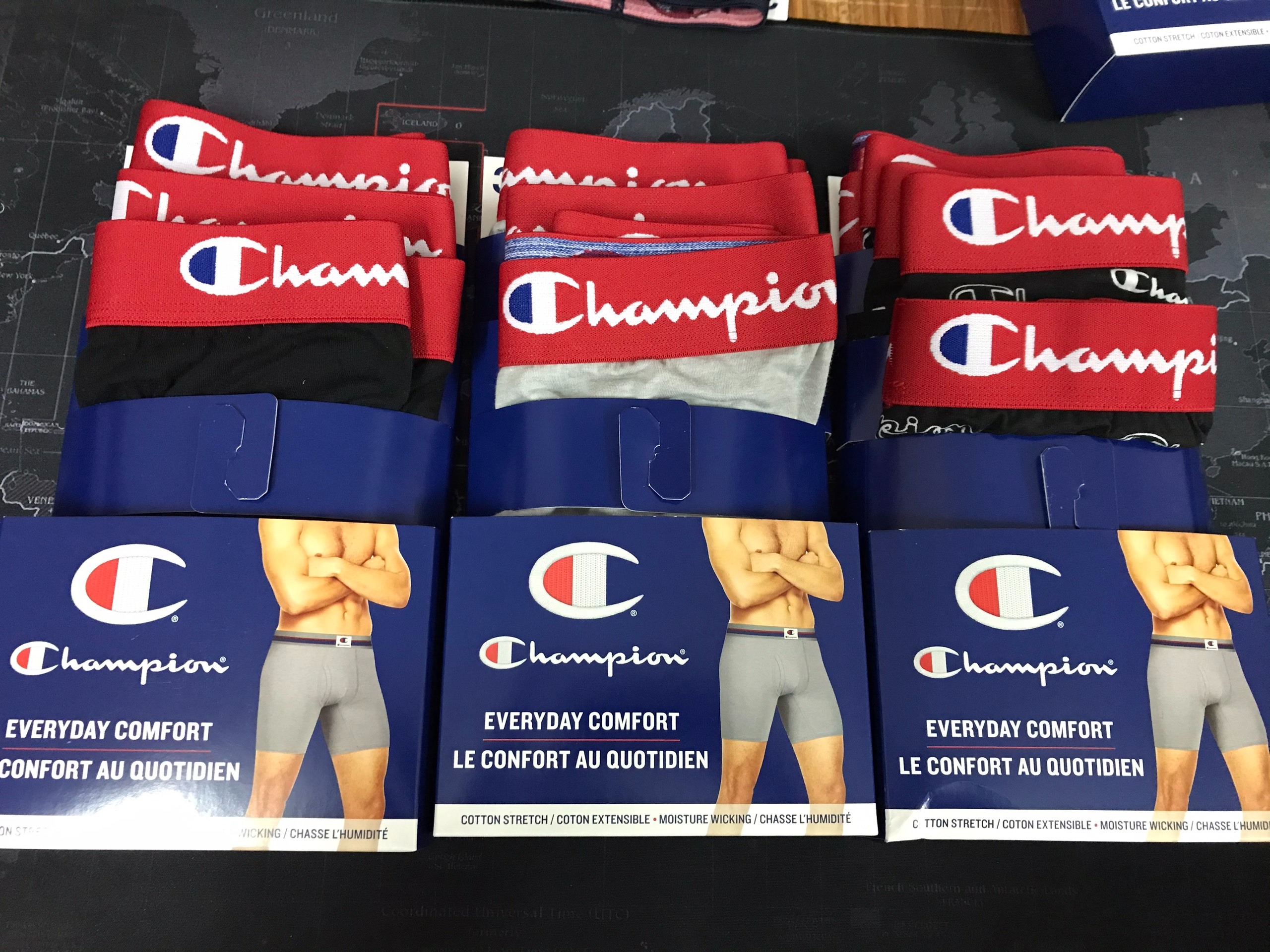 Sịp boxer hàng hiệu Champion xuất dư