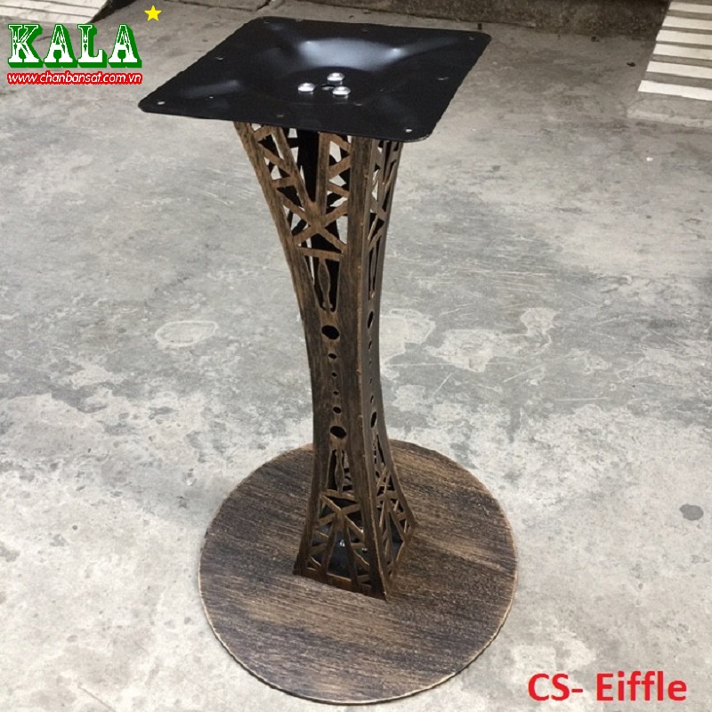 Chân bàn sắt hình tháp Eiffle