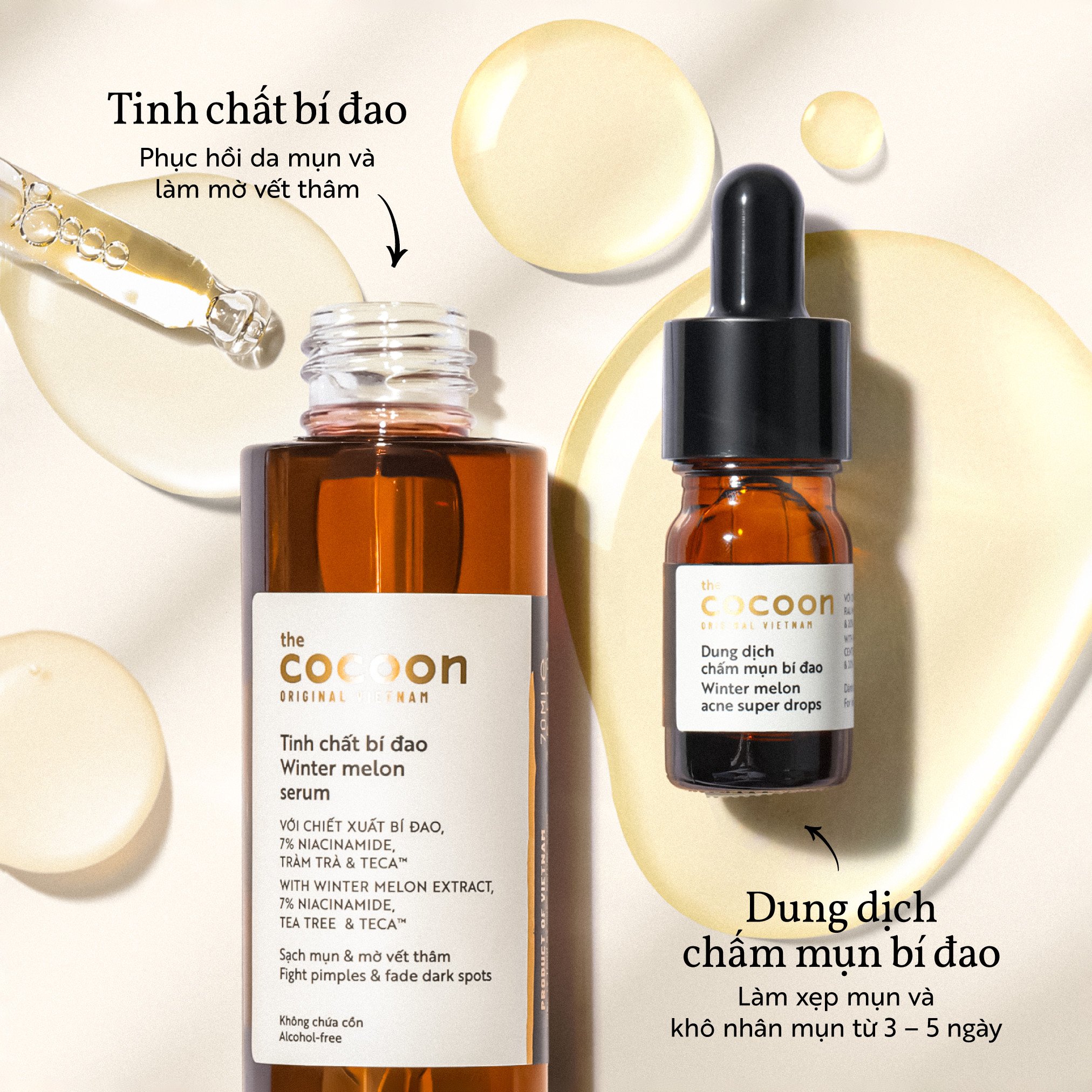 Dung dịch chấm mụn bí đao Cocoon 5ml