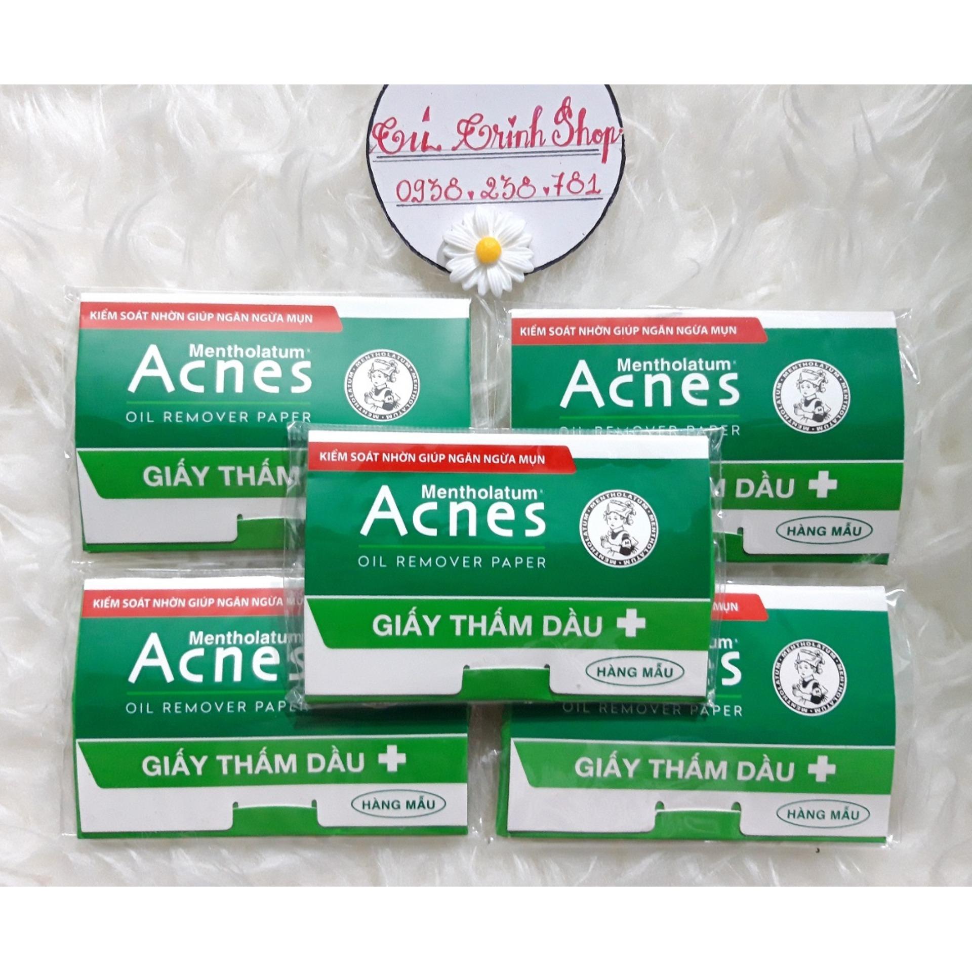 (HÀNG MẪU ) Combo 10 gói Giấy thấm dầu Acnes 50 tờ/ gói