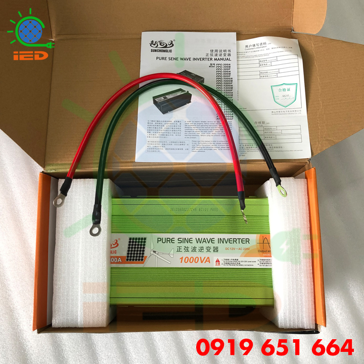 BIẾN TẦN SINE CHUẨN FPC-1000A 12V