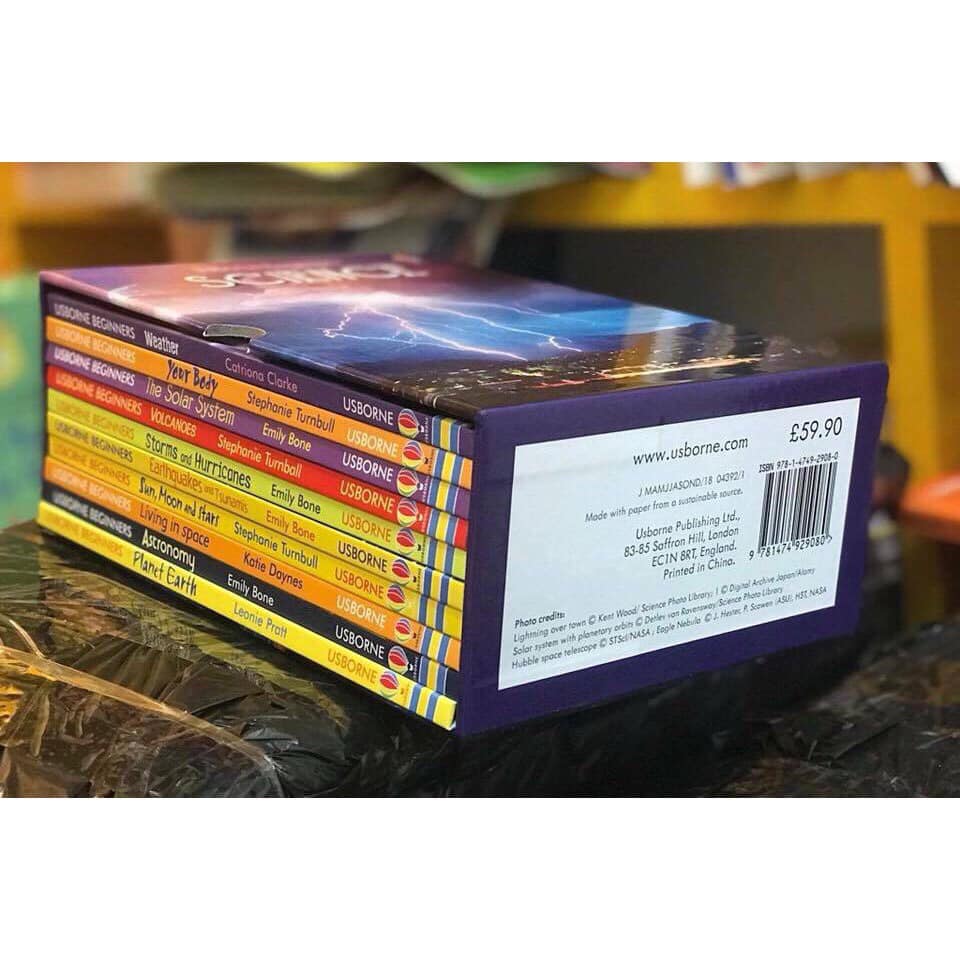 Usborne Beginners science boxset - Bìa cứng | Nhập Khẩu