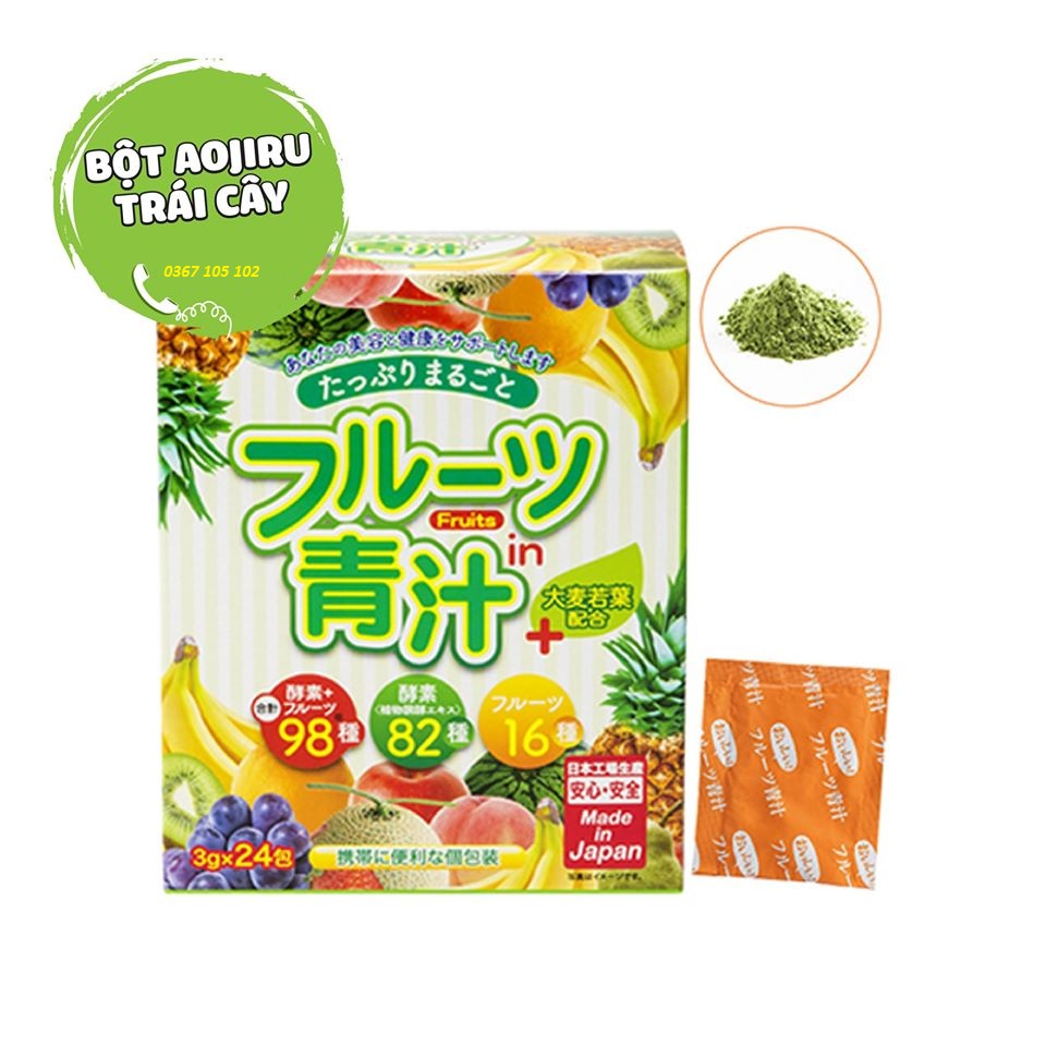 [HCM]Fruit green juice 24 packets (Japan Gals) Japan