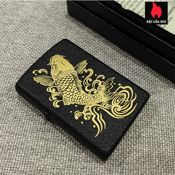 Zippo 236 khắc cá chép 29 – zippo 236.cachep29
