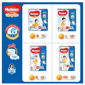 Bỉm Huggies Tràm trà mới tặng 8