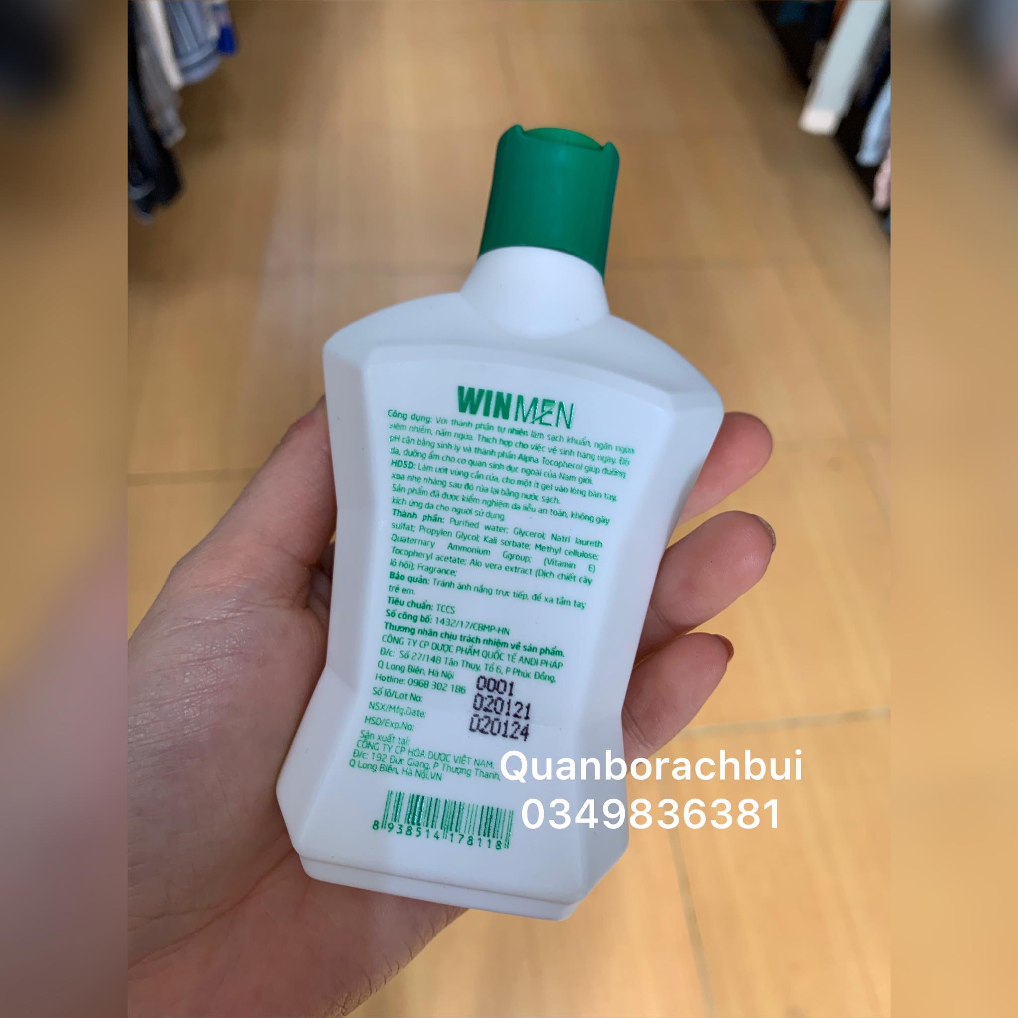 winmen gel vệ sinh nam